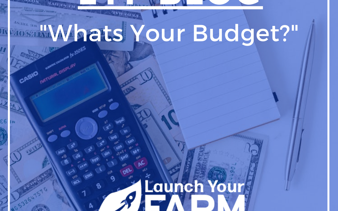 Your Budget – What will it cost you?